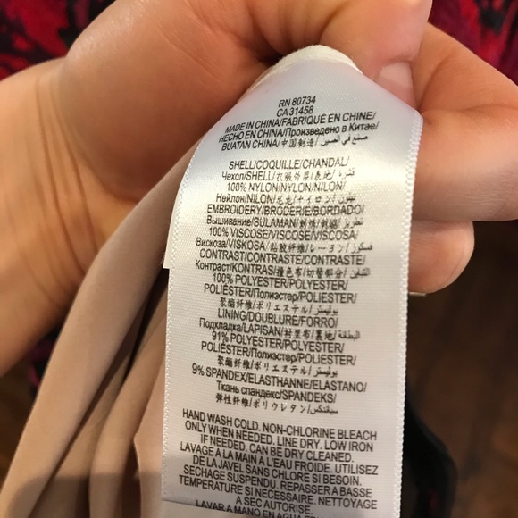 BCBG Yasmyn Embroidered Long Sleeve Dress - Picture 13 of 14